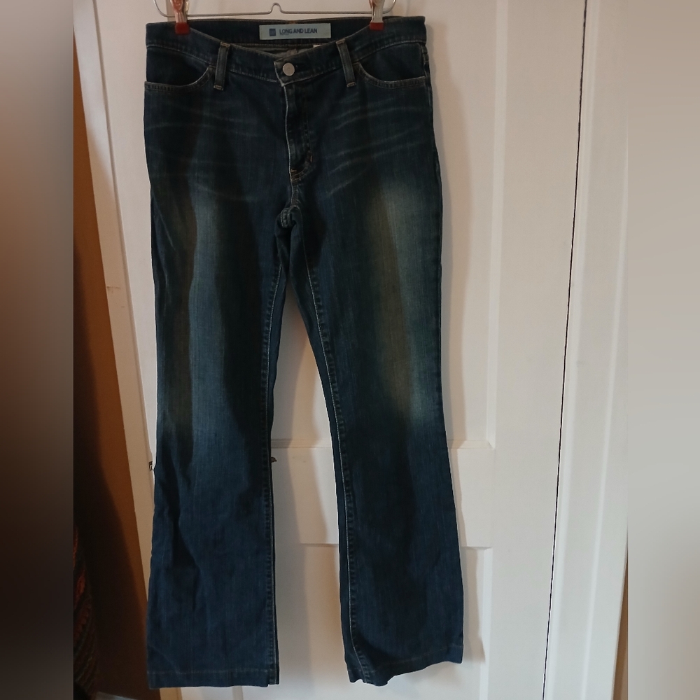 Women's Vintage Gap Long and Lean Fit Denim Jeans